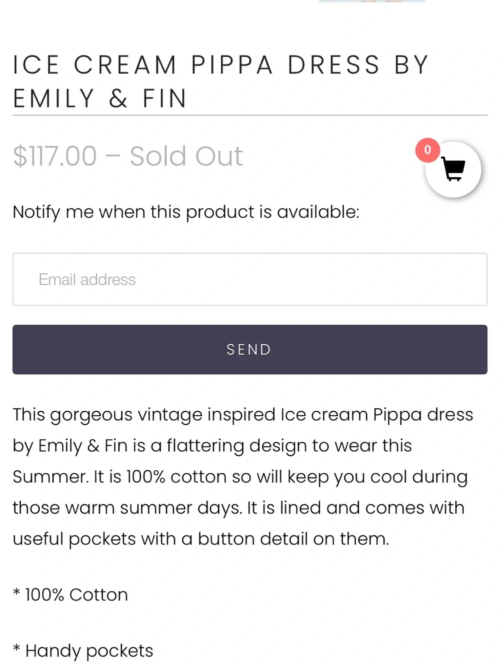 Nwt Emily & Fin Ice Cream Women's Navy Floral-Print Fit & Flare Dress Xl — image 3 of 8
